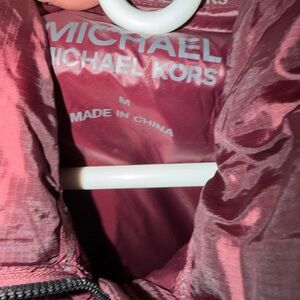 Michael Kors Wine Red Outerwear new w tags